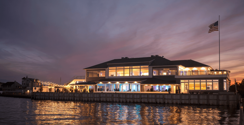 View of the Piermont wedding venue situated on the Great South Bay.