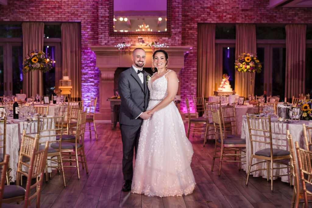 Couple standing in The Somerly at Fox Hollow