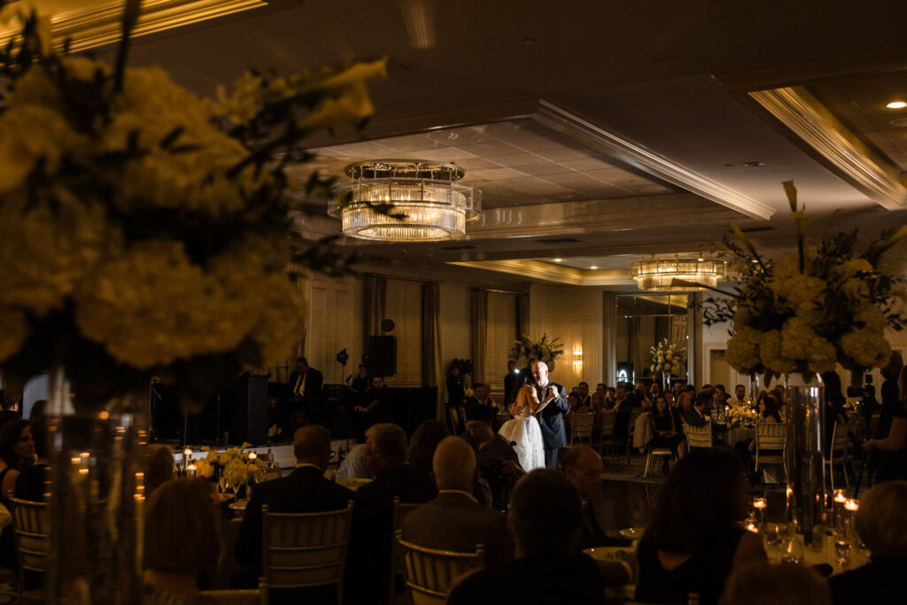 Bride dancing with her father.